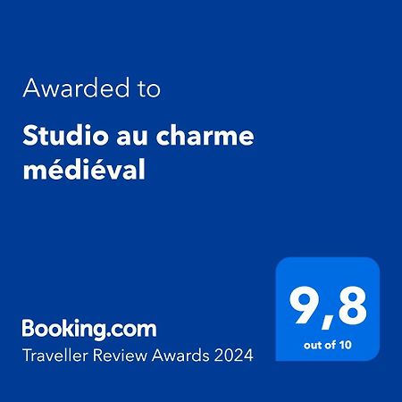 Studio Au Charme Medieval ลา การ์ด ภายนอก รูปภาพ
