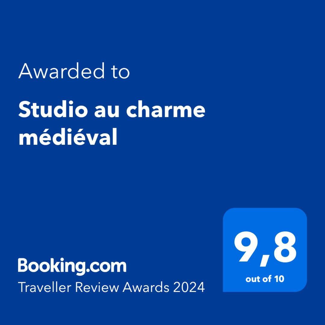 Studio Au Charme Medieval ลา การ์ด ภายนอก รูปภาพ